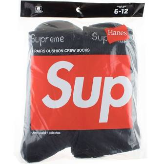 Supreme Socks (1 PAIR) (CJ)