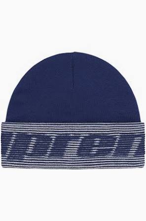 Supreme Reflective Jacquard Beanie Navy (CJ)
