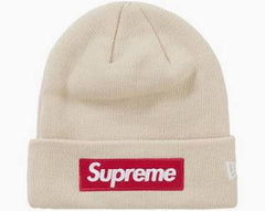 Supreme New Era Box Logo Beanie (FW24) Stone (CJ)
