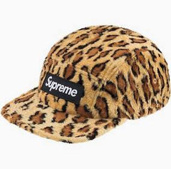 Supreme GOODENOUGH Crushed Rayon Camp Cap Leopard (CJ)