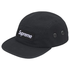 Supreme Military Camp Cap (SS26) Black (CJ)