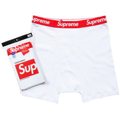 Supreme Hanes Boxer Briefs (4 Pack) White (CJ)