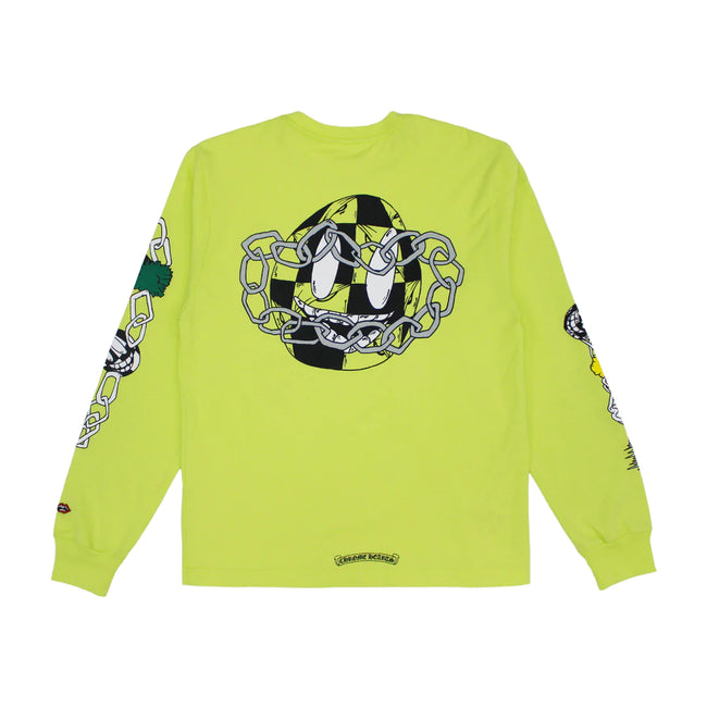 Chrome Hearts Matty Boy Lime Green L/S T-shirt (CJ)