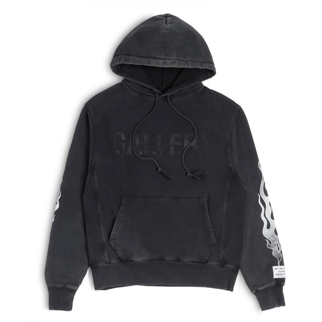Gallery Dept Flames Black Hoodie (KH)