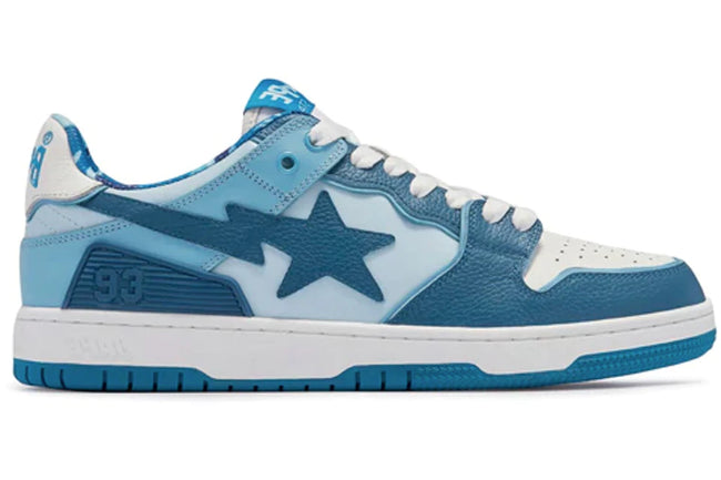 A Bathing Ape Bape SK8 Sta ABC Camo Blue