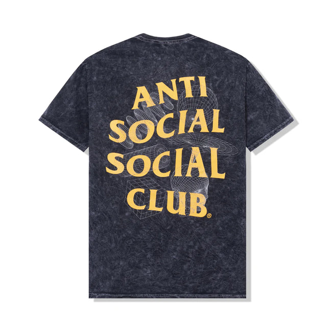 Anti Social Social Club The Shape Of Things T-shirt Black Mineral Wash
