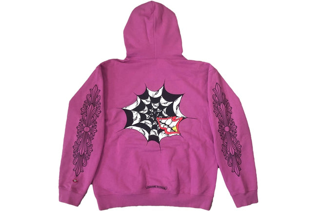 Chrome Hearts Matty Boy Spider Web Hoodie Purple (CJ)