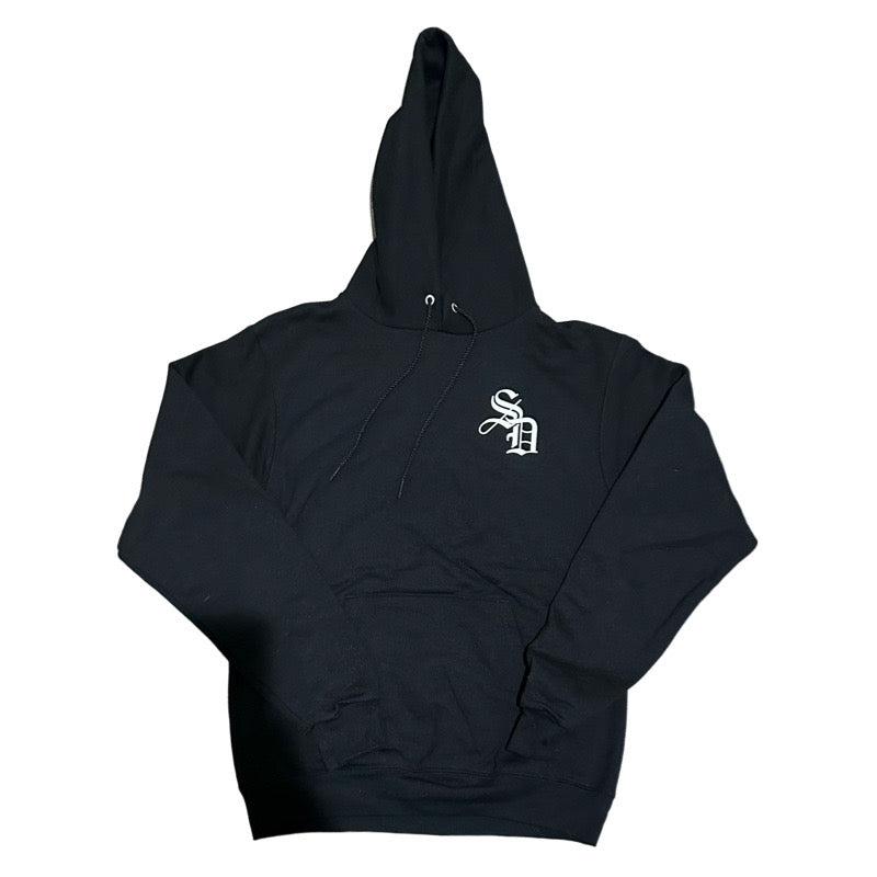 Stay Dangerous Hoodie Black/White