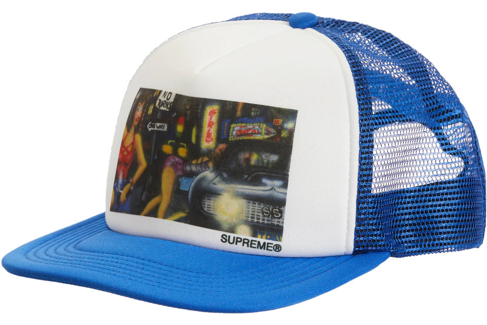 Supreme Lady Pink Mesh Back 5-Panel Royal (CJ)