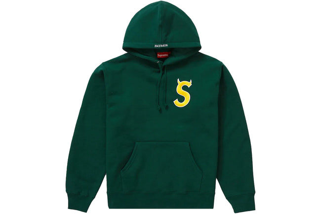 Supreme S Logo Hooded Sweatshirt (FW22) Dark Green (KH)
