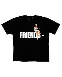 Vlone Friends Pin Up T-shirt Black (KV)