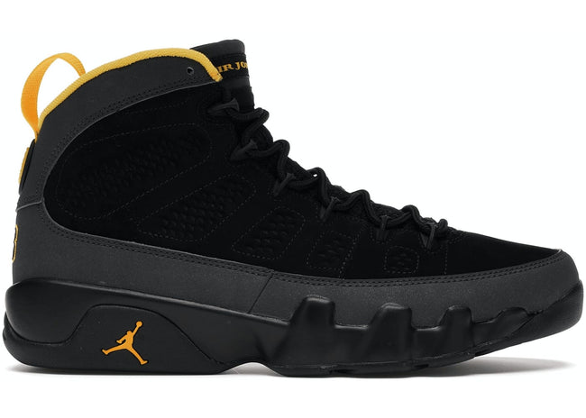 Jordan 9 Retro Dark Charcoal University Gold