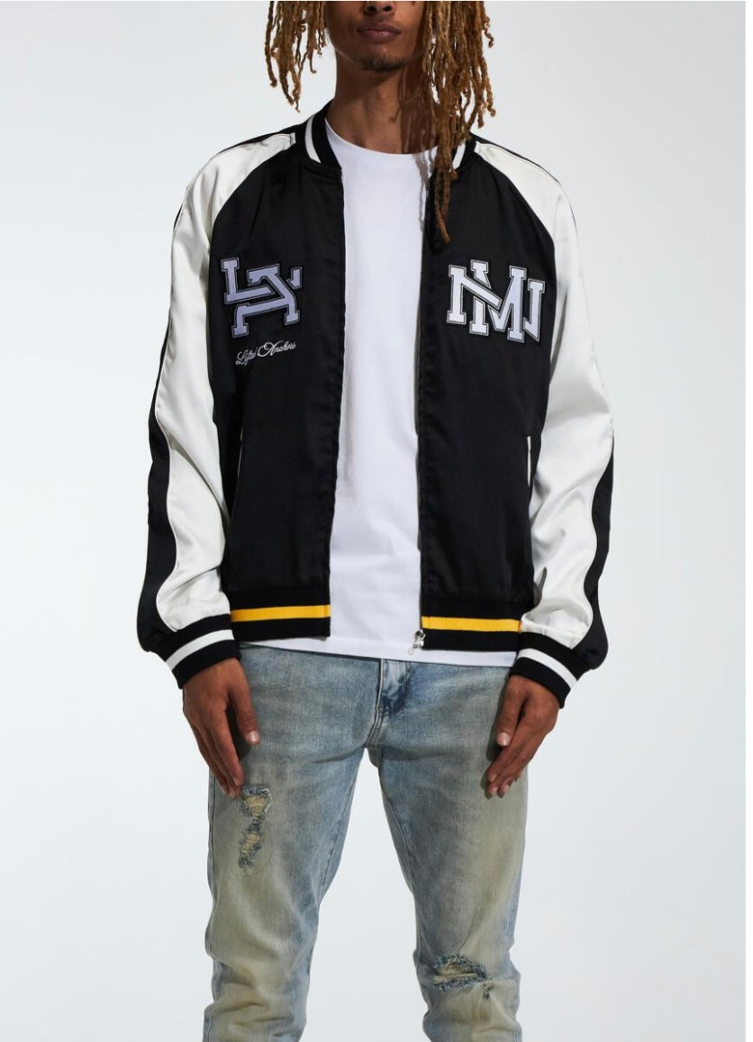 LIFTED ANCHORS -  "ALUMNI" SOUVENIR JACKET - BLACK