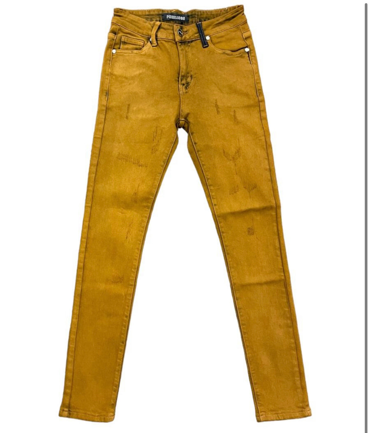 PHEELINGS - "TAKE THE CHANCE" SKINNY DENIM - YELLOW