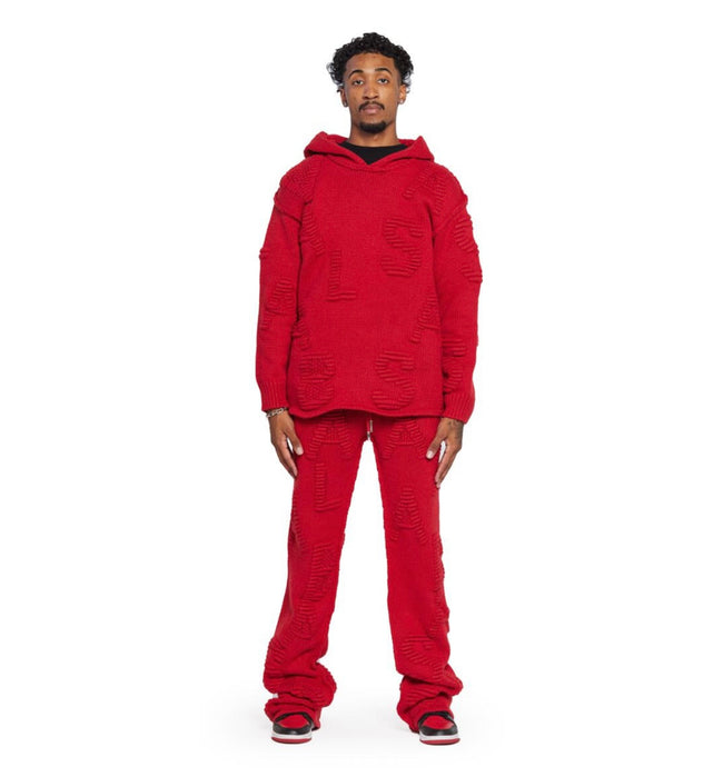 VALABASAS -  "JOURNEY" WOVEN KNIT TRACK SET - RED