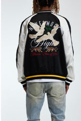 LIFTED ANCHORS -  "ALUMNI" SOUVENIR JACKET - BLACK
