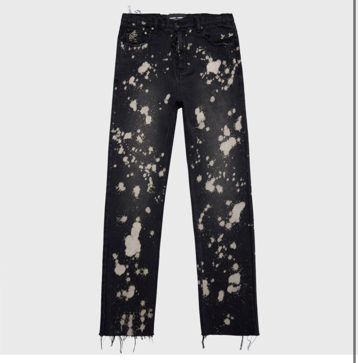 HOMME FEMME LA - Spot-washed Denim Pant Black
