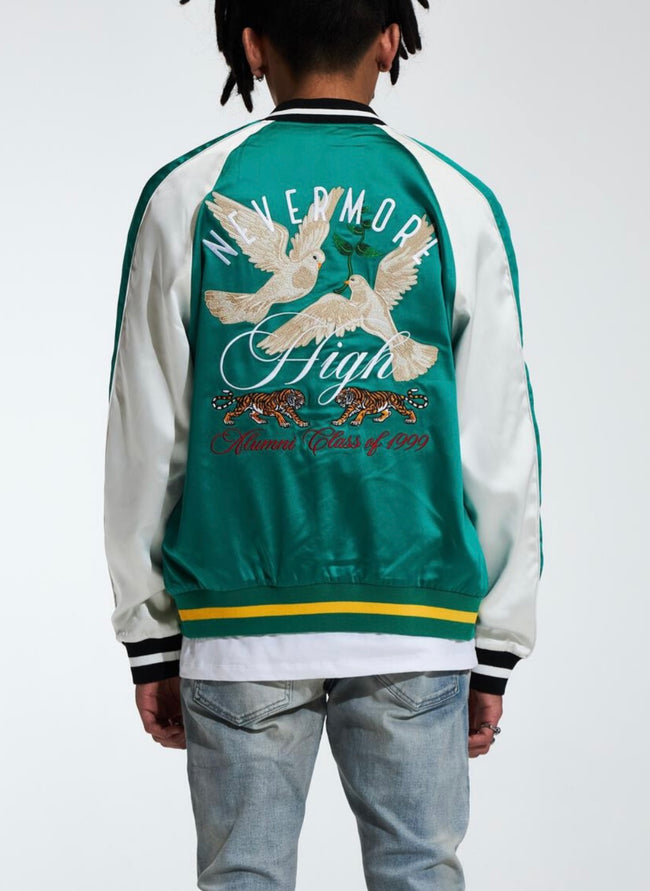 LIFTED ANCHORS -  "ALUMNI" SOUVENIR JACKET - GREEN
