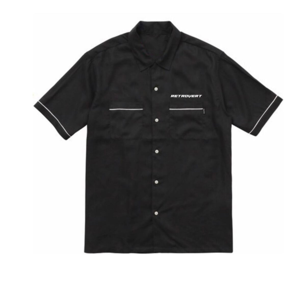 RETROVERT - RESORTS BUTTON-UP - BLACK