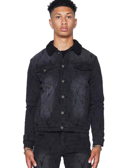 VALABASAS - "V LOVE" JACKET - BLACK