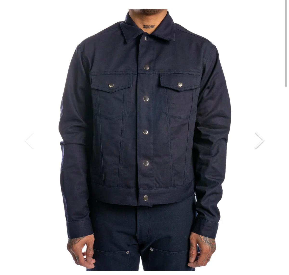 MINT CREW CARPENTER JACKET - NAVY
