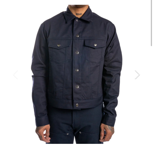 MINT CREW CARPENTER JACKET - NAVY