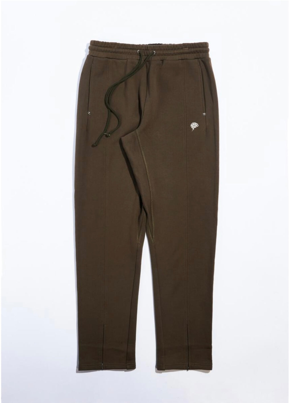 MEMORY LANE -  SPLIT SEAM SWEATPANT - OLIVE