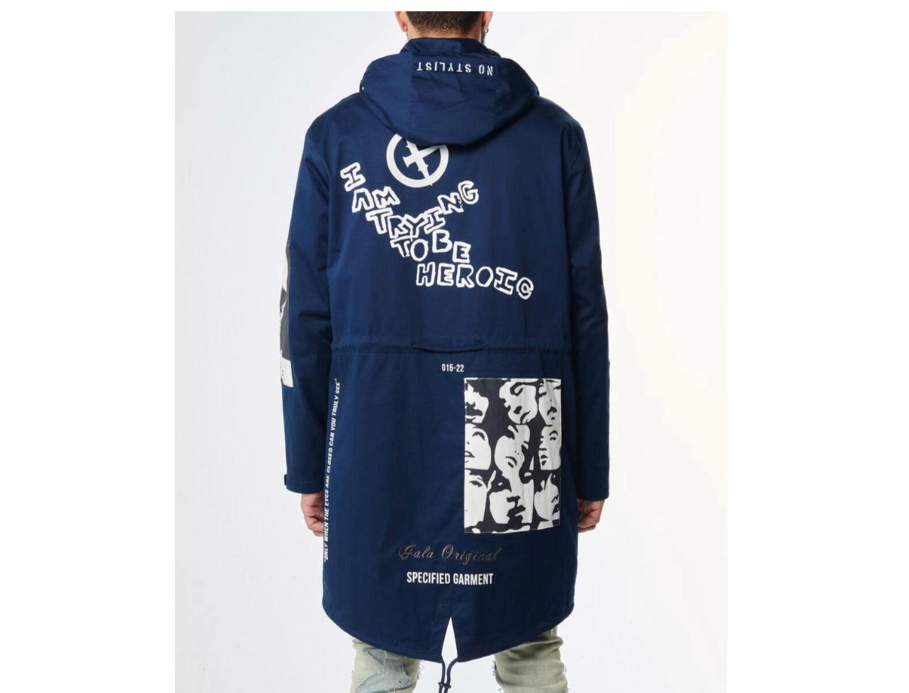 GALA - HEROIC TRENCH COAT - BLUE