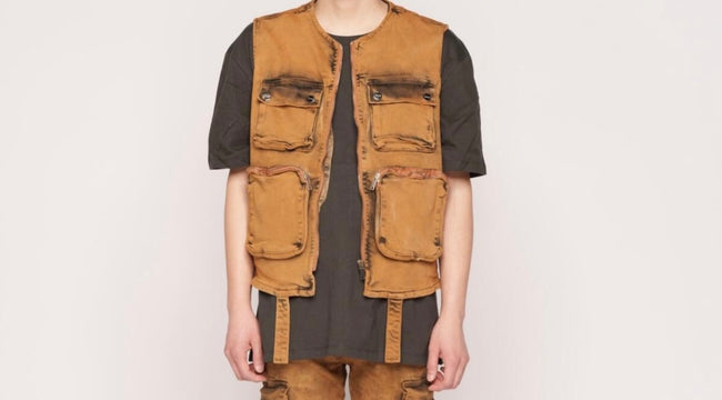 PHEELINGS - "ENJOY THE MOMENT" VEST - RUST