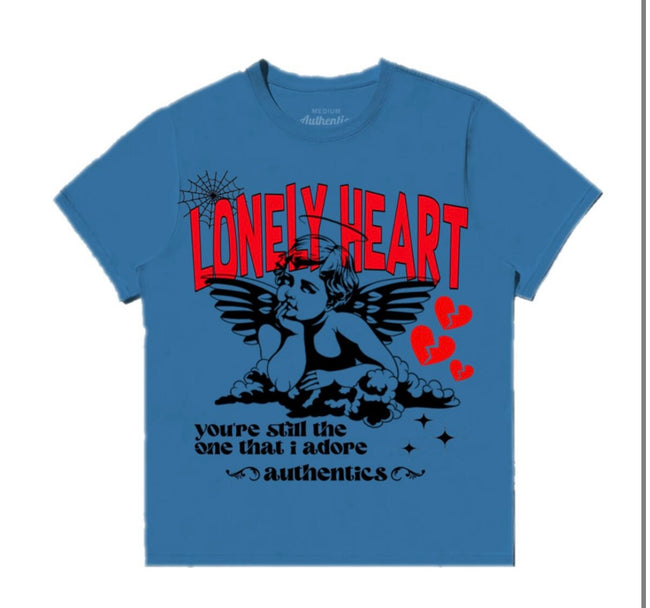 AUTHENTICS - LONELY HEARTS TEE - BLUE