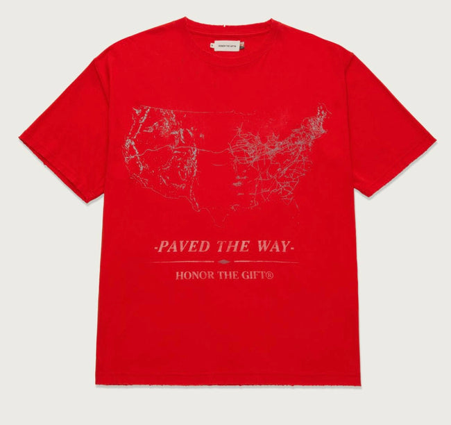 HTG - PAVE THE WAY SS TEE - RED