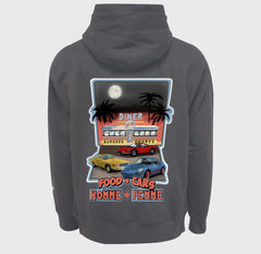 HOMME FEMME - Diner Hoodie Gray
