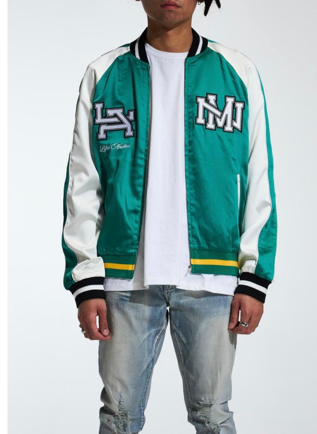 LIFTED ANCHORS -  "ALUMNI" SOUVENIR JACKET - GREEN
