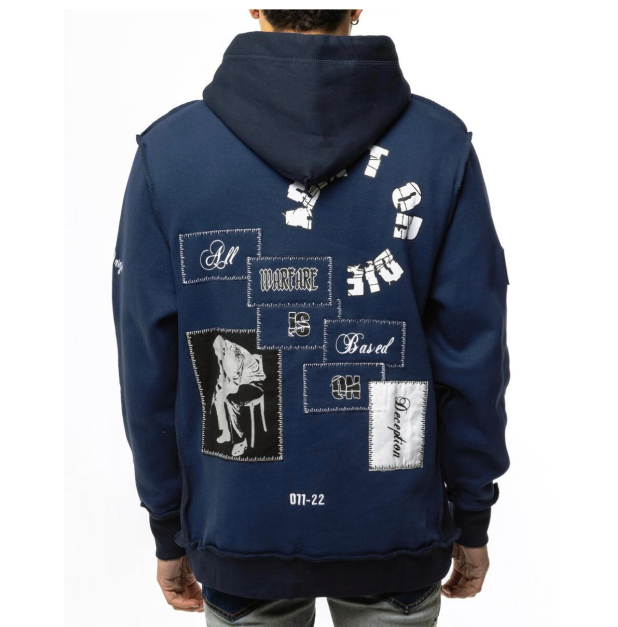 GALA - ADAPT OR DIE HOODIE - NAVY