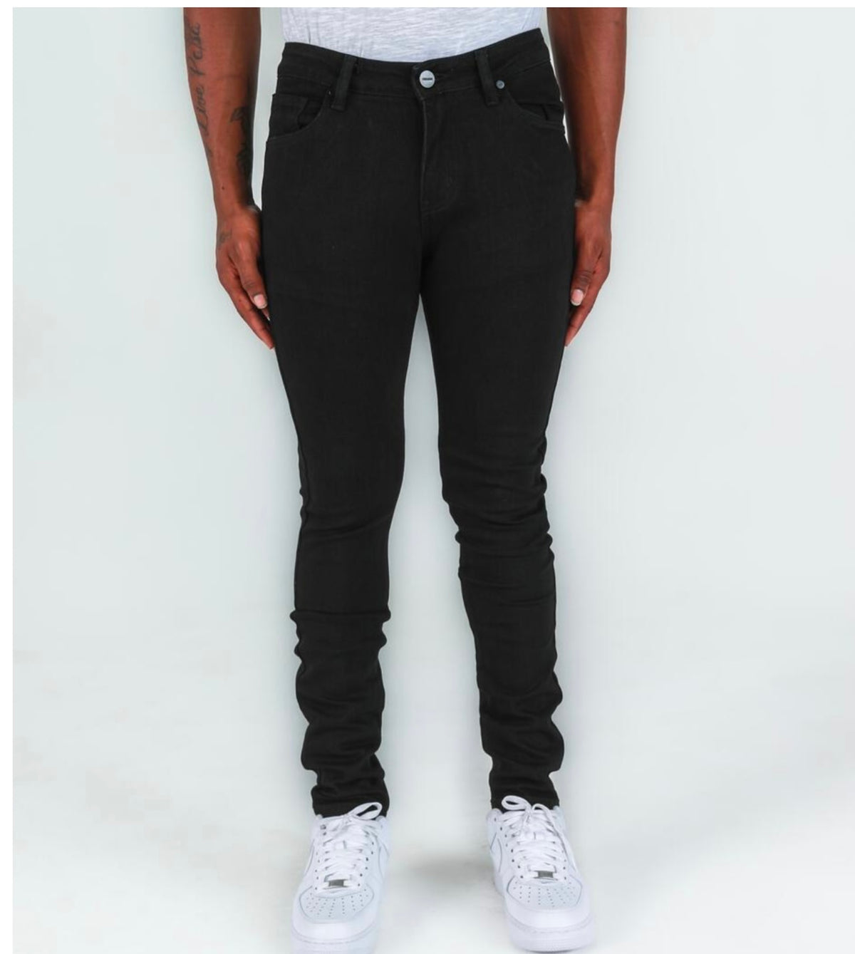 PHEELINGS - "NIGHT IS YOUNG" SKINNY DENIM - BLACK