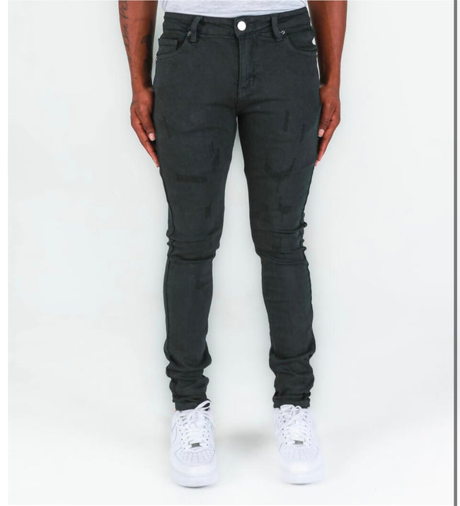 PHEELINGS - "TAKE THE CHANCE" SKINNY DENIM - BLACK