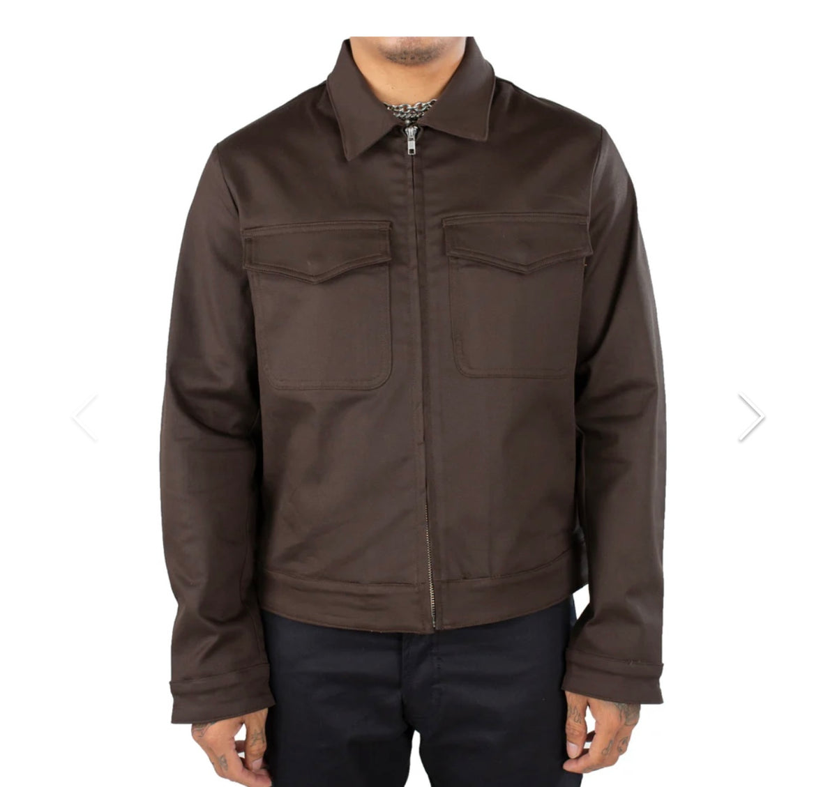 MINT CREW CARPENTER JACKET - BROWN