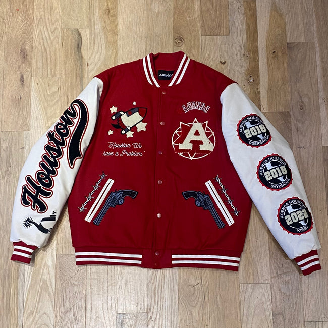 AGENDA VARSITY JACKET - RED