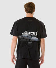 G West Printed Reverse Gear Tee - BLACK