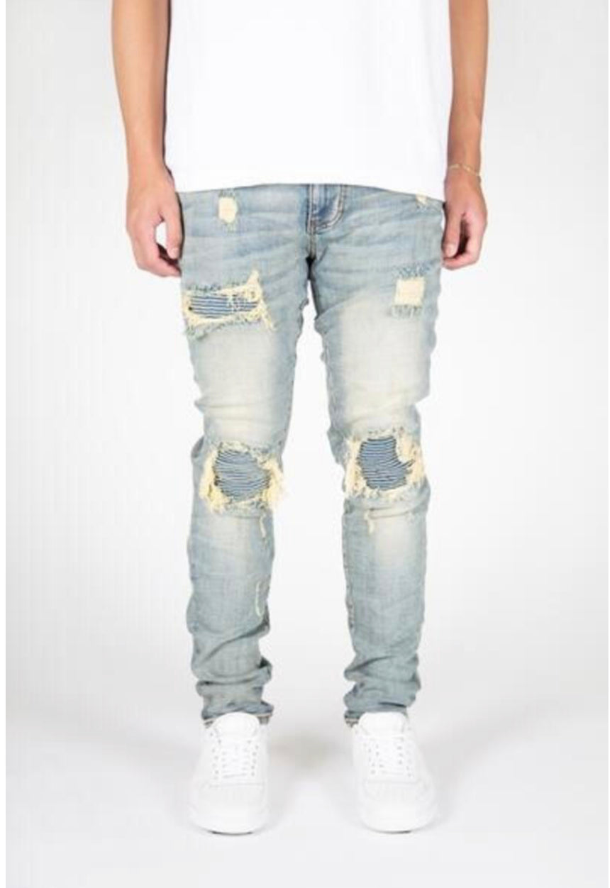 RUNAWAY DENIM - RUSH - Grey Wash
