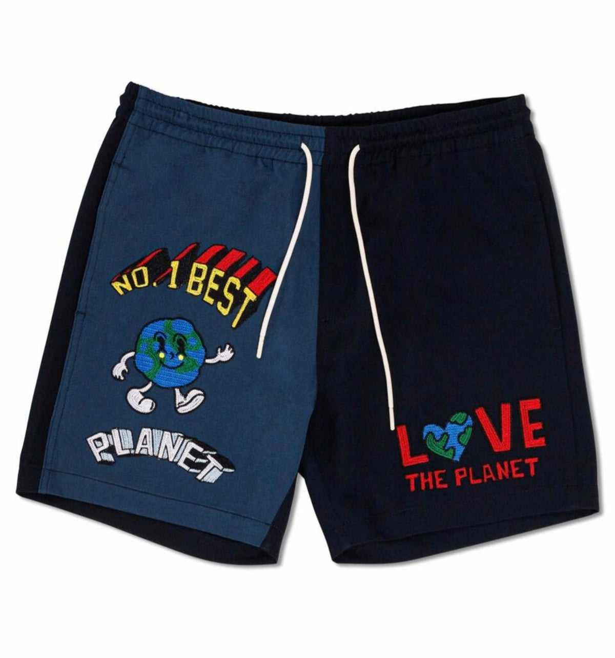 FIRST ROW - BEST PLANET WOVEN BOWLING SHORTS