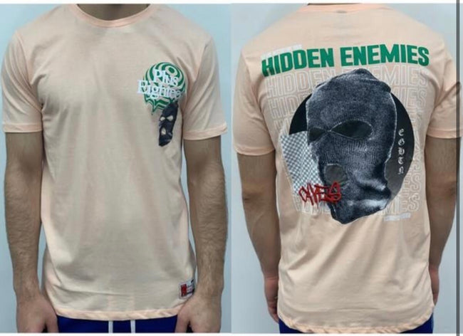 PLUS 18 HIDDEN ENEMIES TEE - PEACH