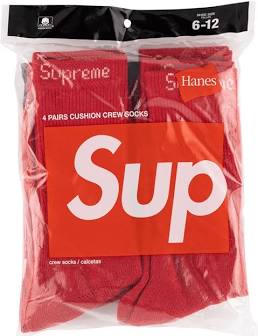 Supreme Socks (1 PAIR)