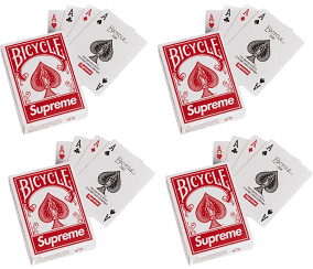Supreme x Bicycle Mini Playing Card Deck- 1 Pack (VJ)