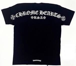 Chrome Hearts Shoulder Logo USA T-Shirt Black (VJ)